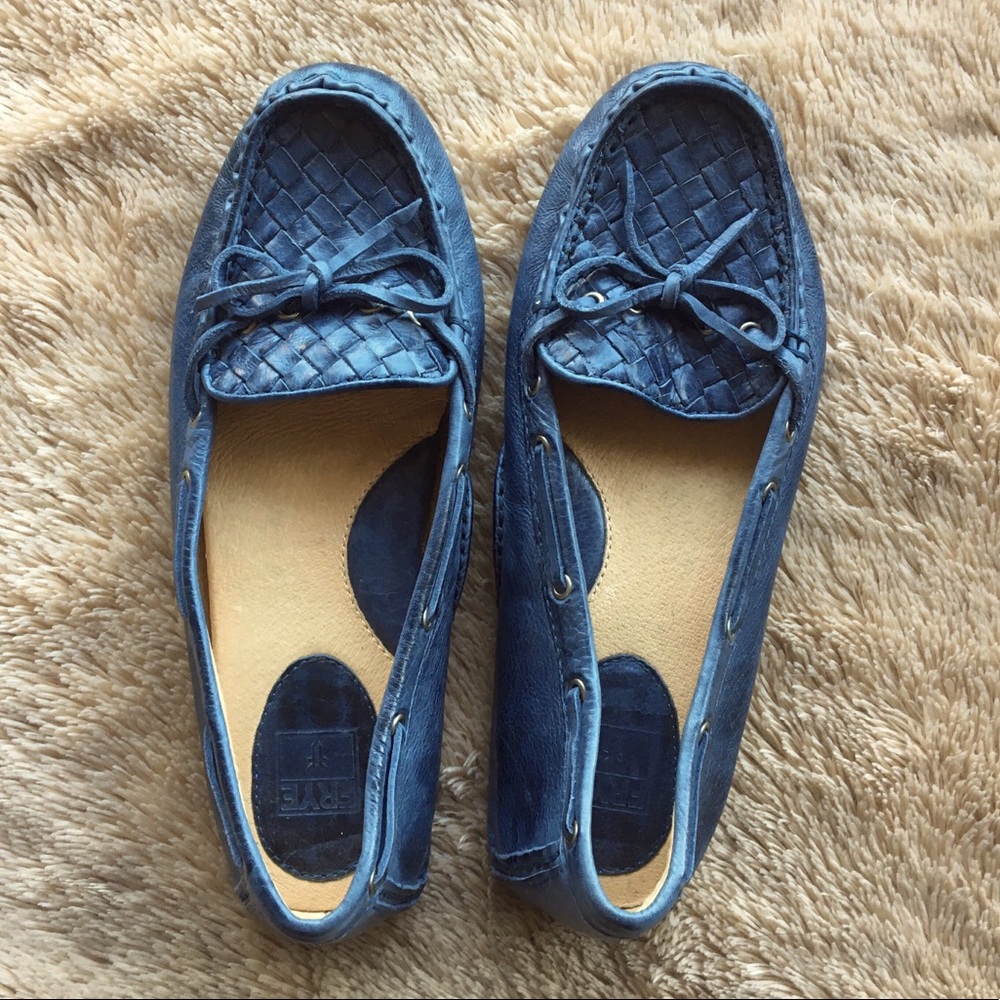 Frye Woven Reagan Moccasin 7.5